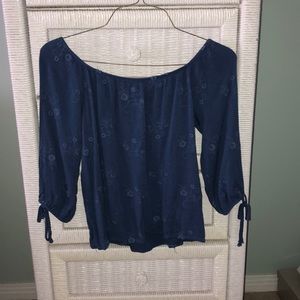 Off the shoulder top